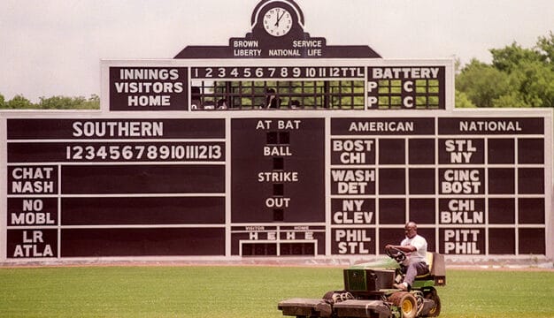 Rickwood Field Outfield