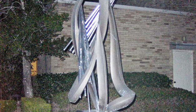 Sculpture at Temple Beth Or