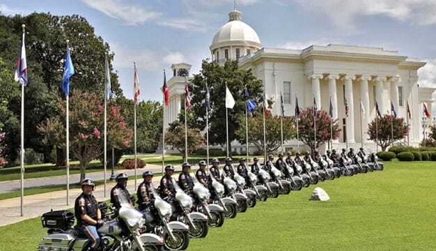 Alabama State Troopers at the Capitol