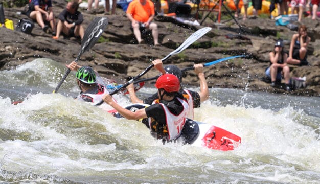 Coosa River Whitewater Festival Kayakers