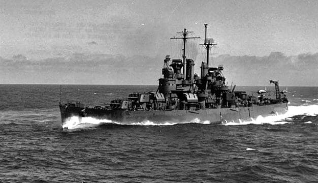 USS <em>Mobile</em> (CL-63) 1943