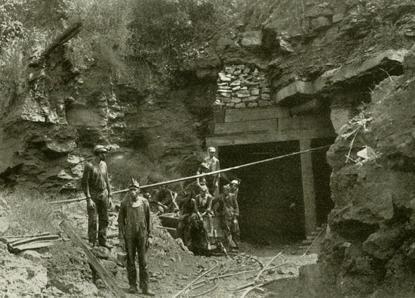 underground mining 1800