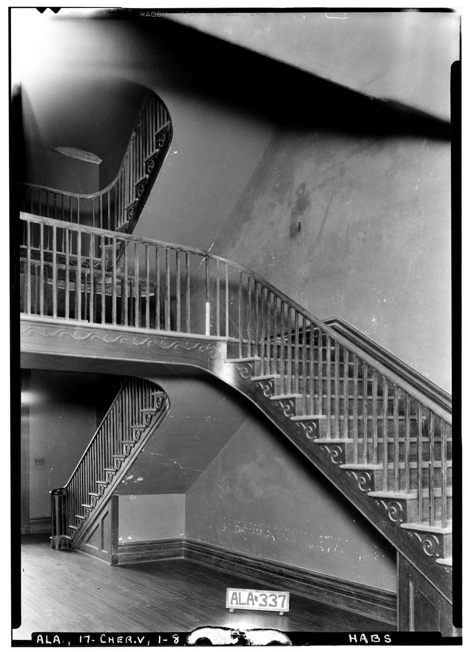 Double Stairway, Barton Hall