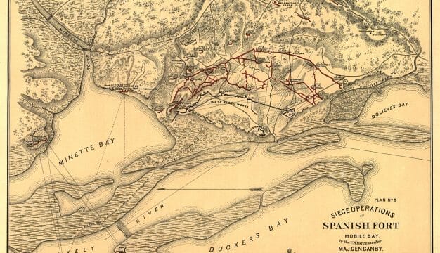 Battle of Spanish Fort Map