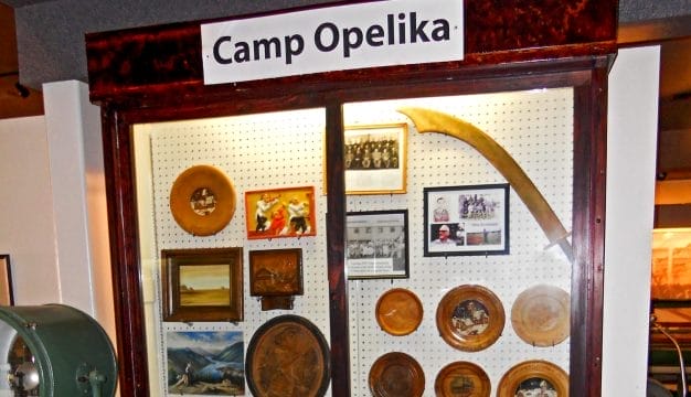 Camp Opelika Museum Exhibit