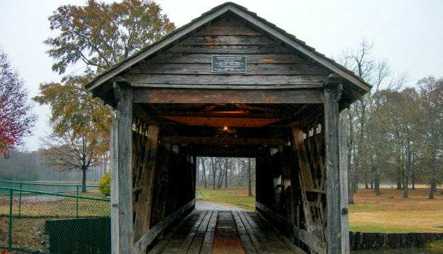Coldwater Covered Bridge in Oxford