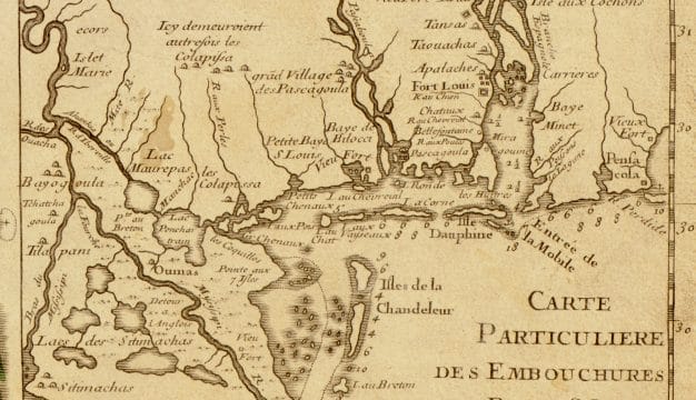 Map of French Louisiana
