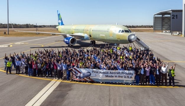 First Plane by Airbus Alabama