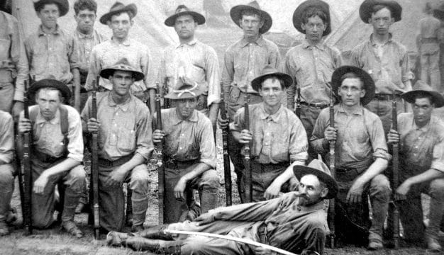 Guardsmen at Camp Taft