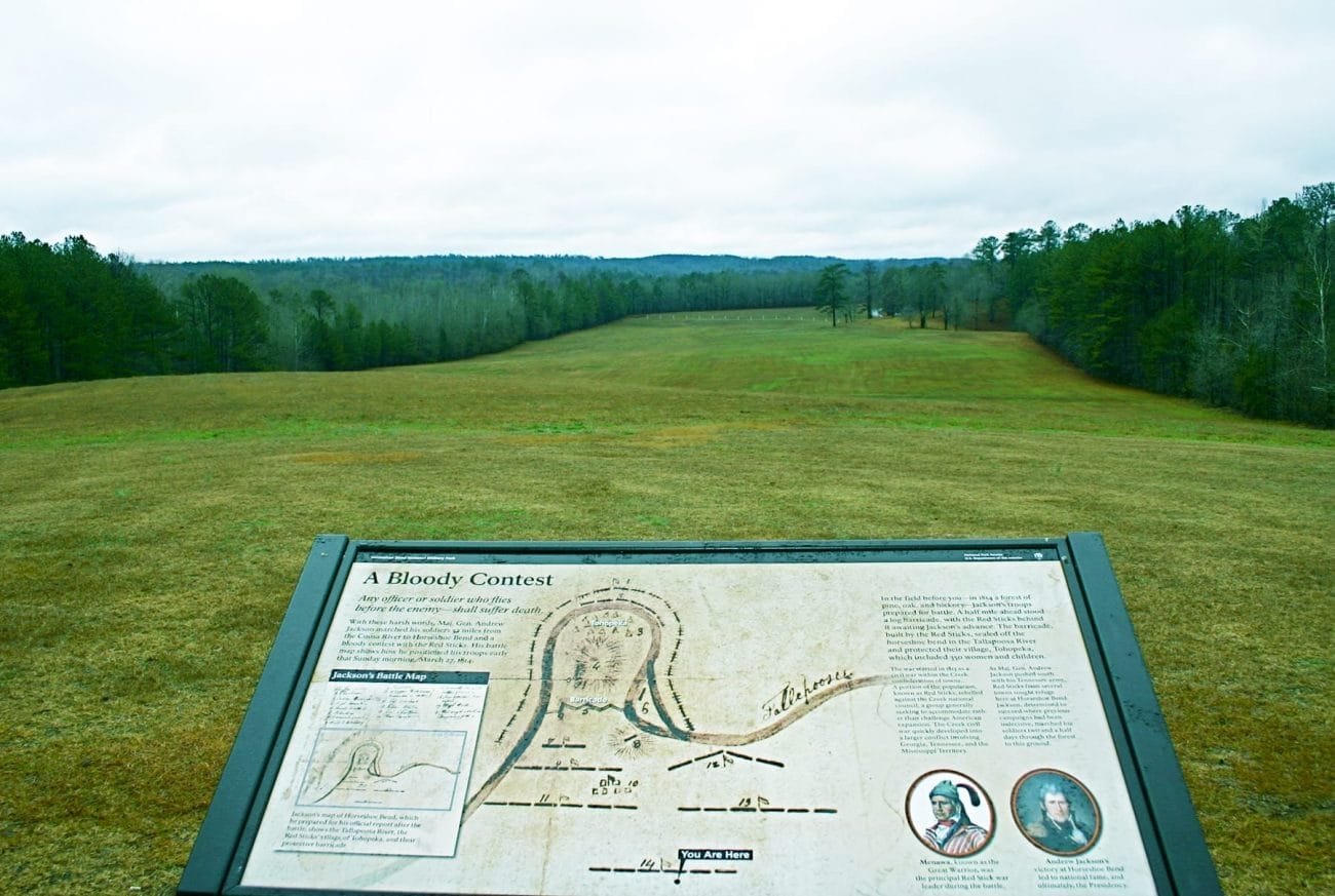 Battlefield at Horseshoe Bend