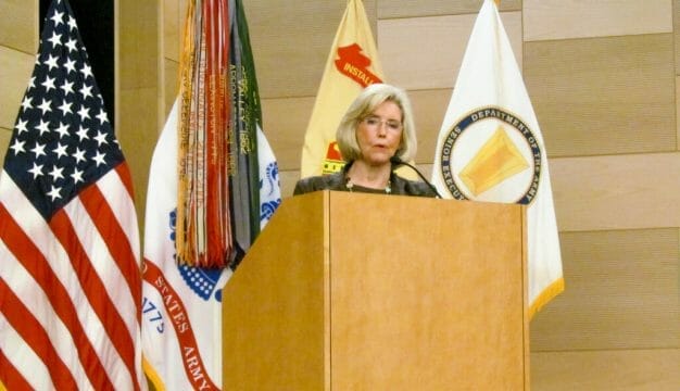 Lilly Ledbetter at Aberdeen Proving Ground