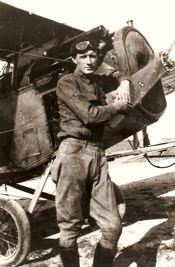 Lt. William C. Maxwell with DH-4