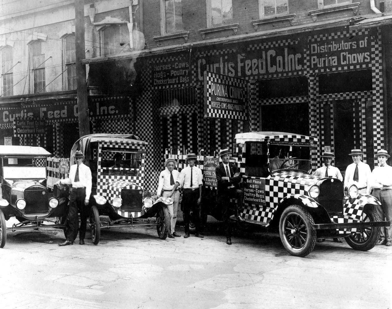 Feed Store Employees and Vehicles, 1932
