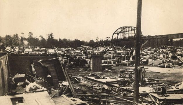 Tornado Damage in Northport, 1932