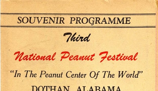 Vintage Peanut Festival Poster