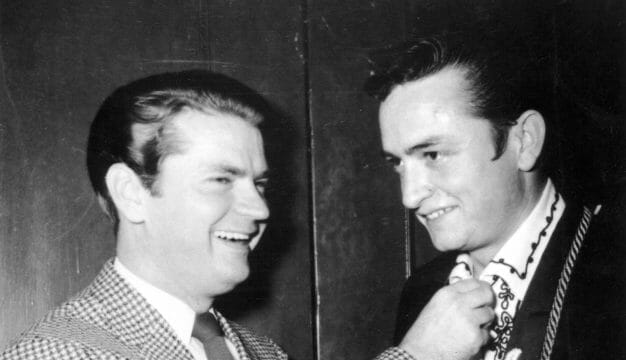 Sam Phillips with Johnny Cash