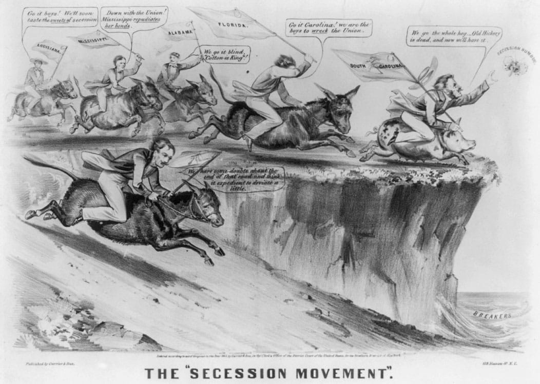Secession Cartoon, ca. 1861