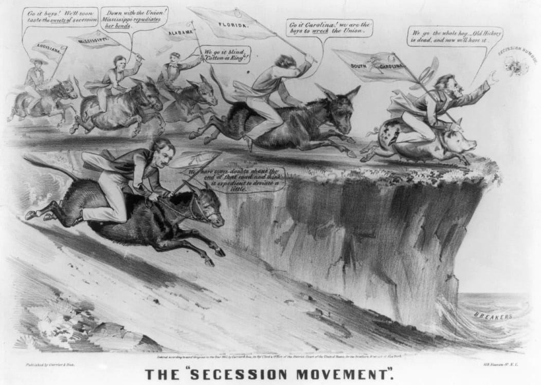 Secession Cartoon, ca. 1861
