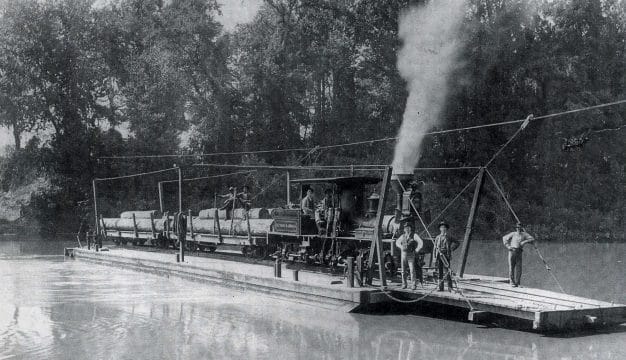 Train Ferry across the Tallapoosa River