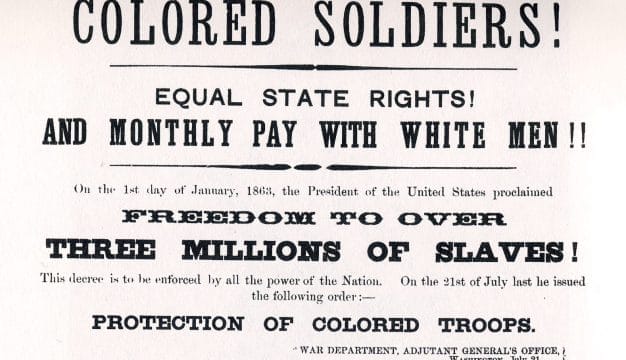 United States Colored Troops Recruitment Poster