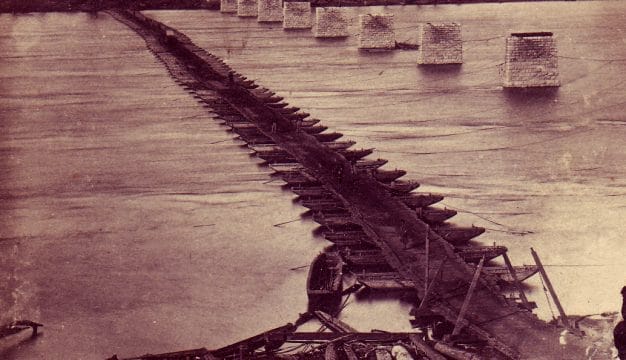 U.S. Army Pontoon Bridge, 1864