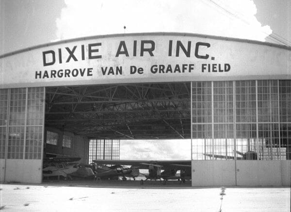 Hargrove Van De Graaff Field Hangar